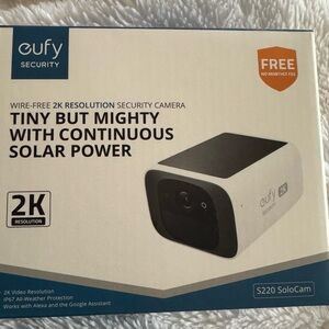 NEW eufy 2K Solar Security Camera S220 SoloCam Wireless Outdoor Night Vision